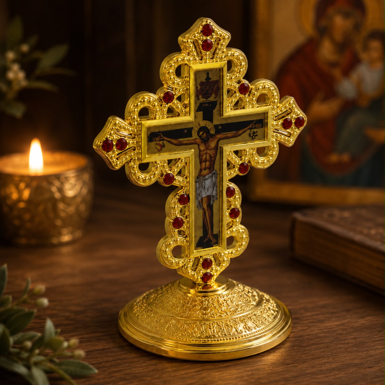 Crucea Binecuvântării Divine – Simbol al Credinței și Protecției pentru Casa Ta