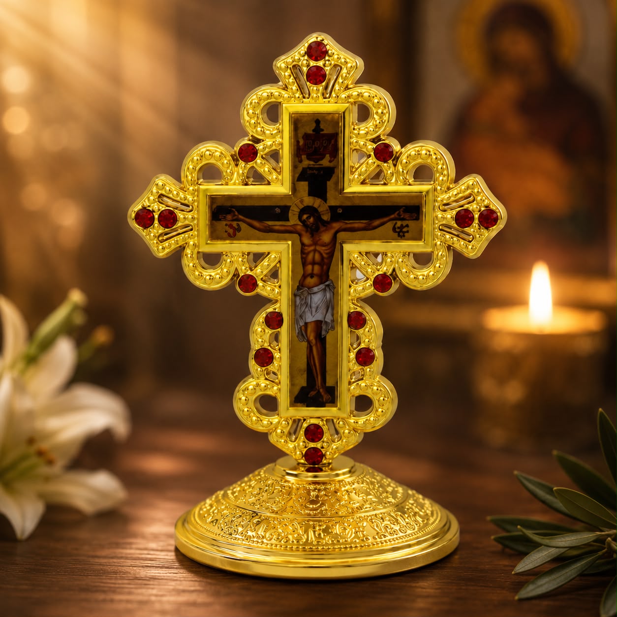 Crucea Binecuvântării Divine – Simbol al Credinței și Protecției pentru Casa Ta
