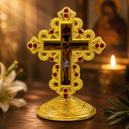 Crucea Binecuvântării Divine – Simbol al Credinței și Protecției pentru Casa Ta