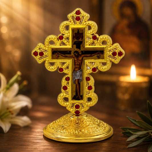 Crucea Binecuvântării Divine – Simbol al Credinței și Protecției pentru Casa Ta