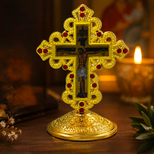 Crucea Binecuvântării Divine – Simbol al Credinței și Protecției pentru Casa Ta