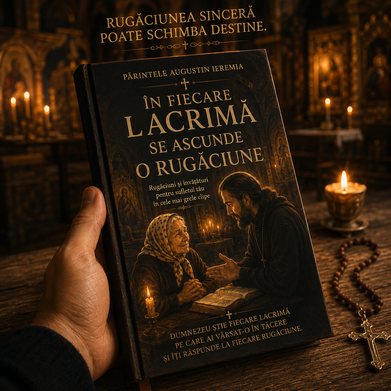 În Fiecare Lacrimă Se Ascunde O Rugăciune – Rugăciuni și Învățături pentru Sufletul Tău în Cele Mai Grele Clipe